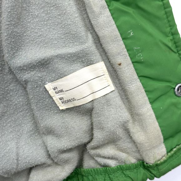 Pla-Jac by Dunbrooke Vtg Jacket Green Mehlville High School Sz Medium Chris USA - Picture 13 of 16